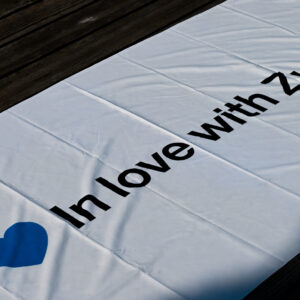 Beachtowel "In love with Zug"